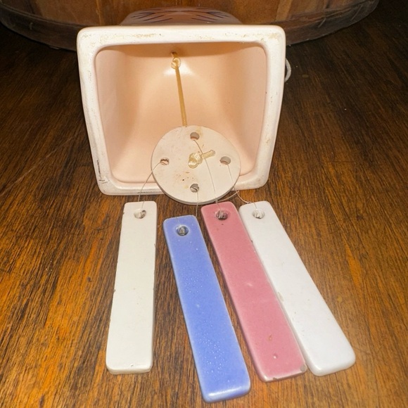 Vintage NCE Southwestern Style Ceramic Wind Chimes Bell 1980’s Taiwan - Picture 3 of 7